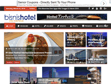 Tablet Screenshot of bisnishotel.com